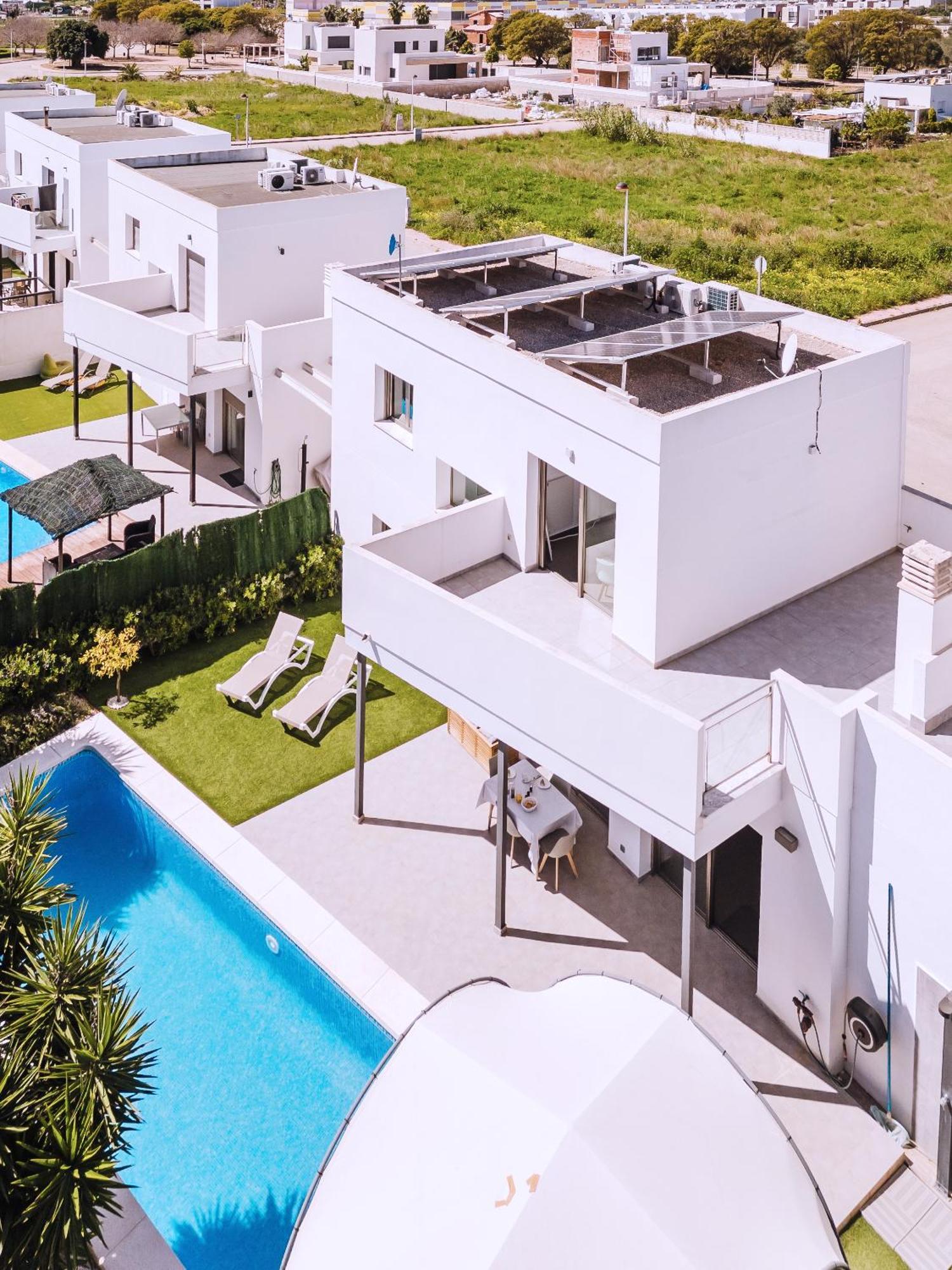 Casa Coco Stylisches Beachhouse Mit Pool & Sundeck Els Poblets Denia Exterior foto